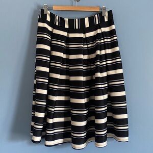 Faith and Joy Striped Black and White Women's Skirt